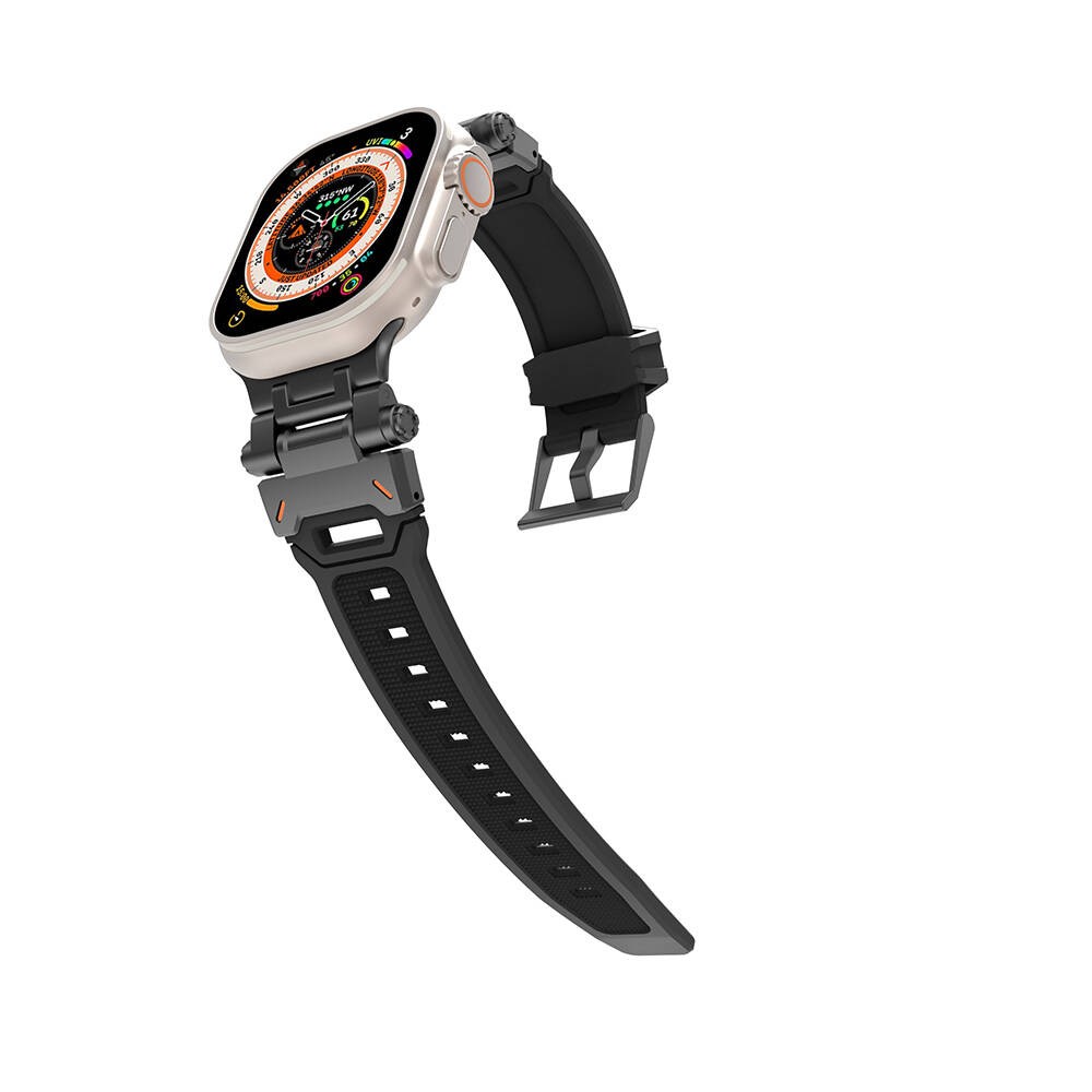 Watch 7 45mm KRD-108 Metal Başlıklı Silikon Kordon