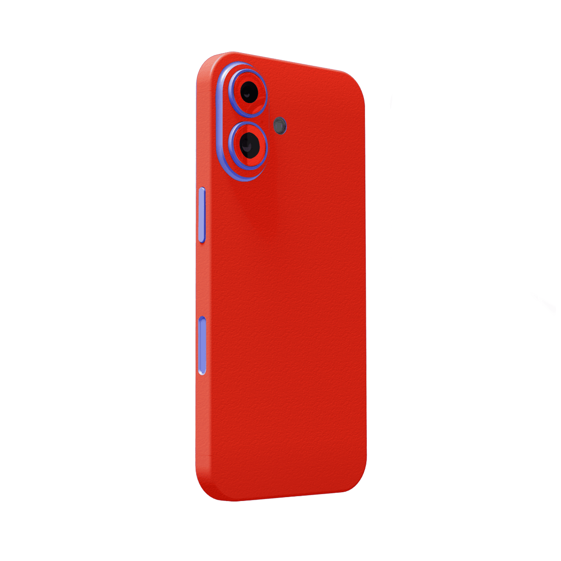 iPhone 16 Kaplama Dokulu Kırmızı