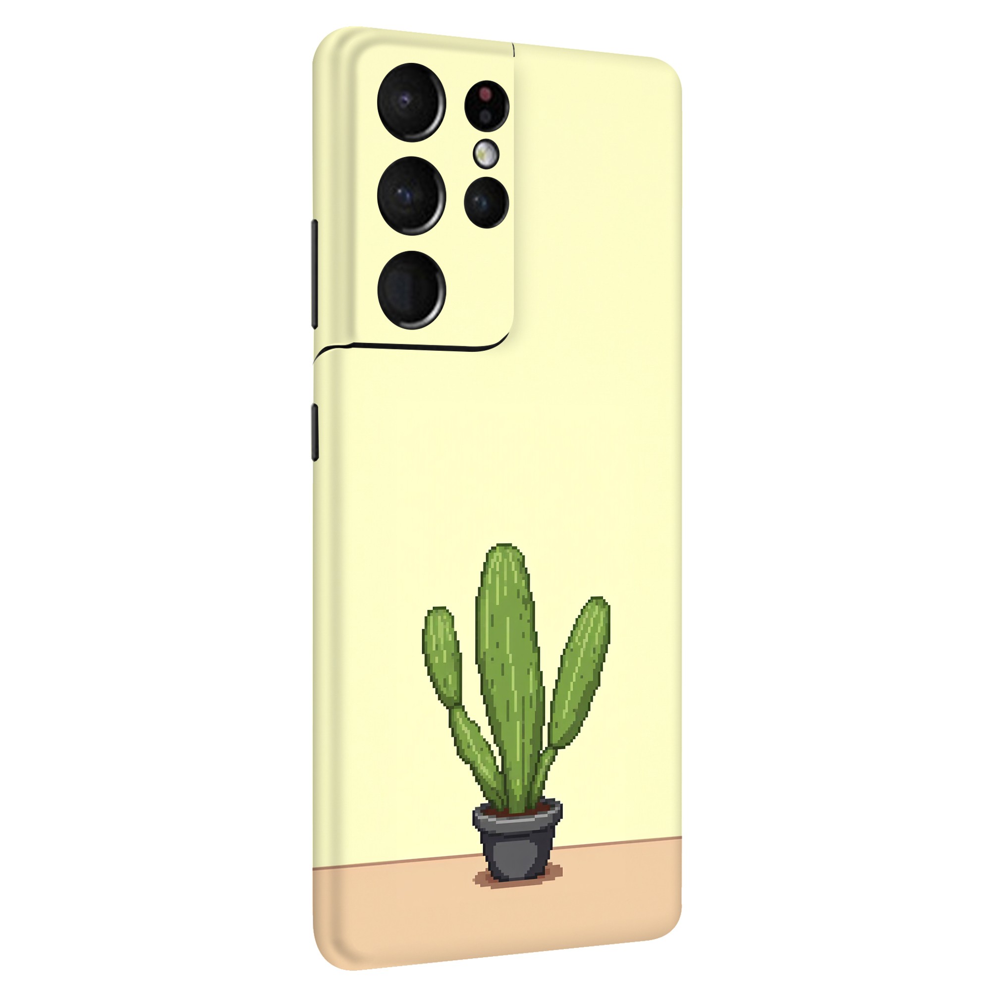 Samsung S21 Ultra Kaplama Pixel Kaktüs