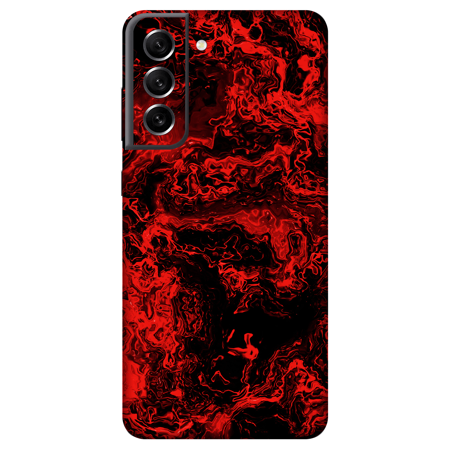 Samsung S21 FE Kaplama Mistik Kırmızı Alev