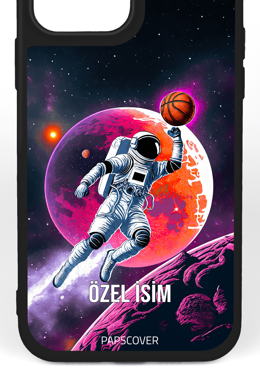 iPhone 11 Pro Max Silikon Kılıf Basketbolcu Astronot