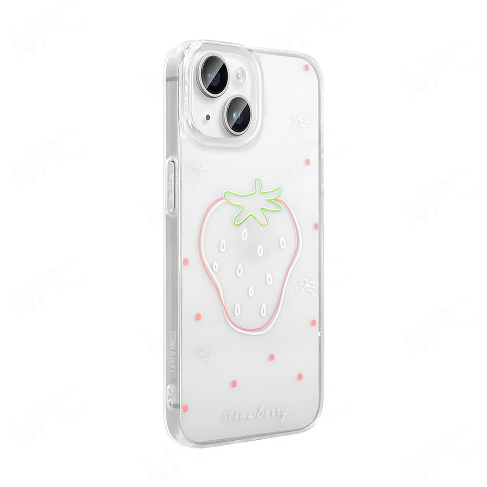 Apple iPhone 13 Kılıf Şeffaf Figürlü Zore Folk Sert Kapak
