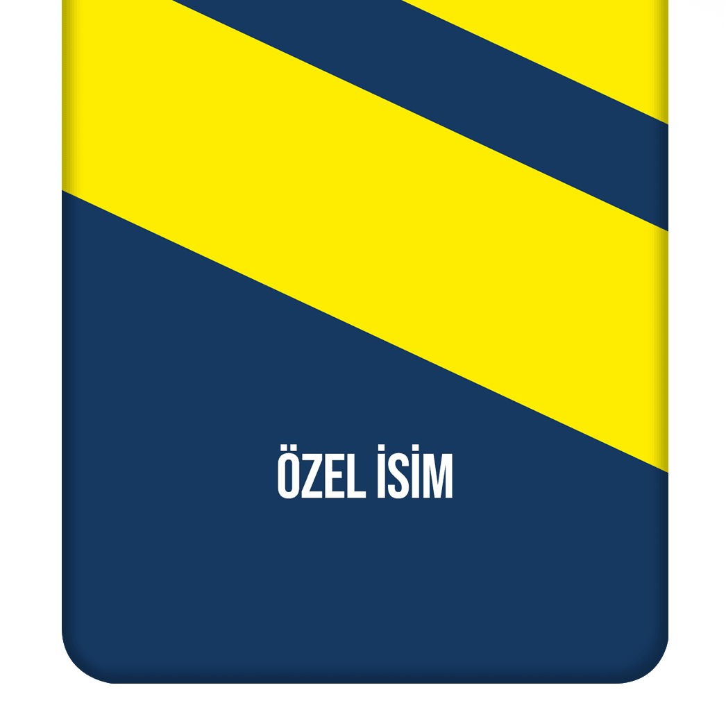 Poco F5 Kaplama Sarı Lacivert Şerit