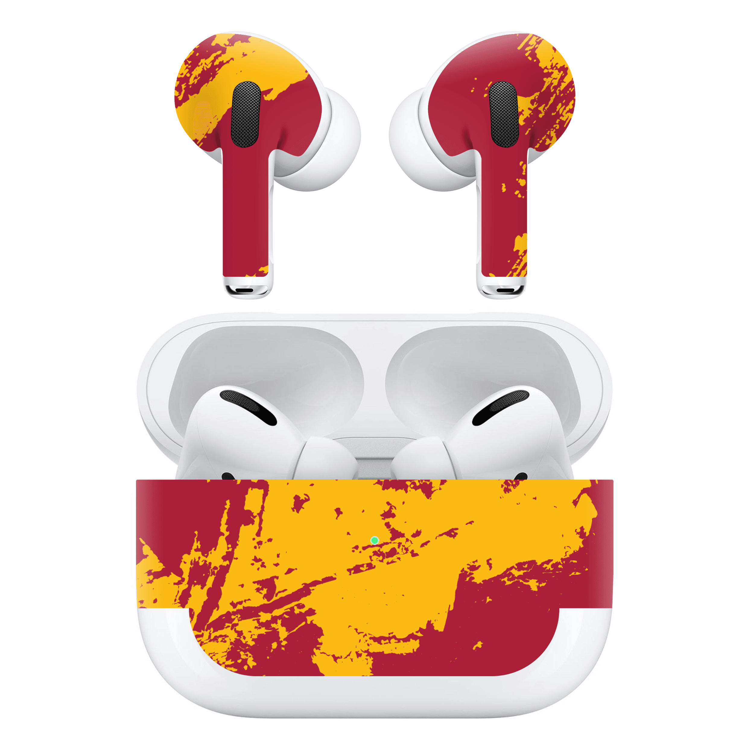 Airpods Pro Skin Yellow Red