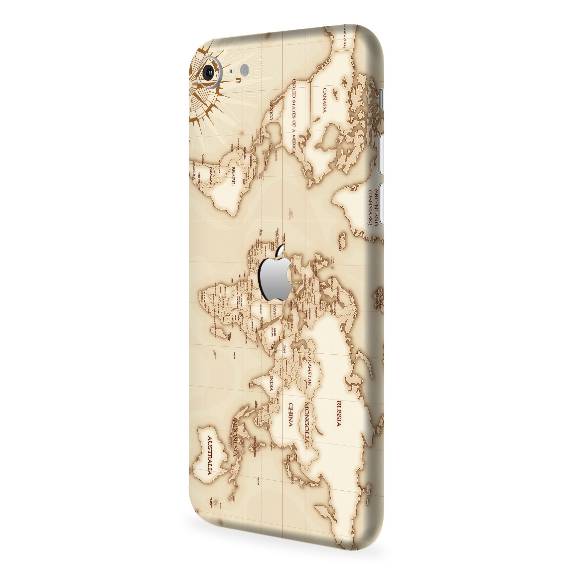 iPhone SE 2020 / 2022 Kaplama Retro Atlas