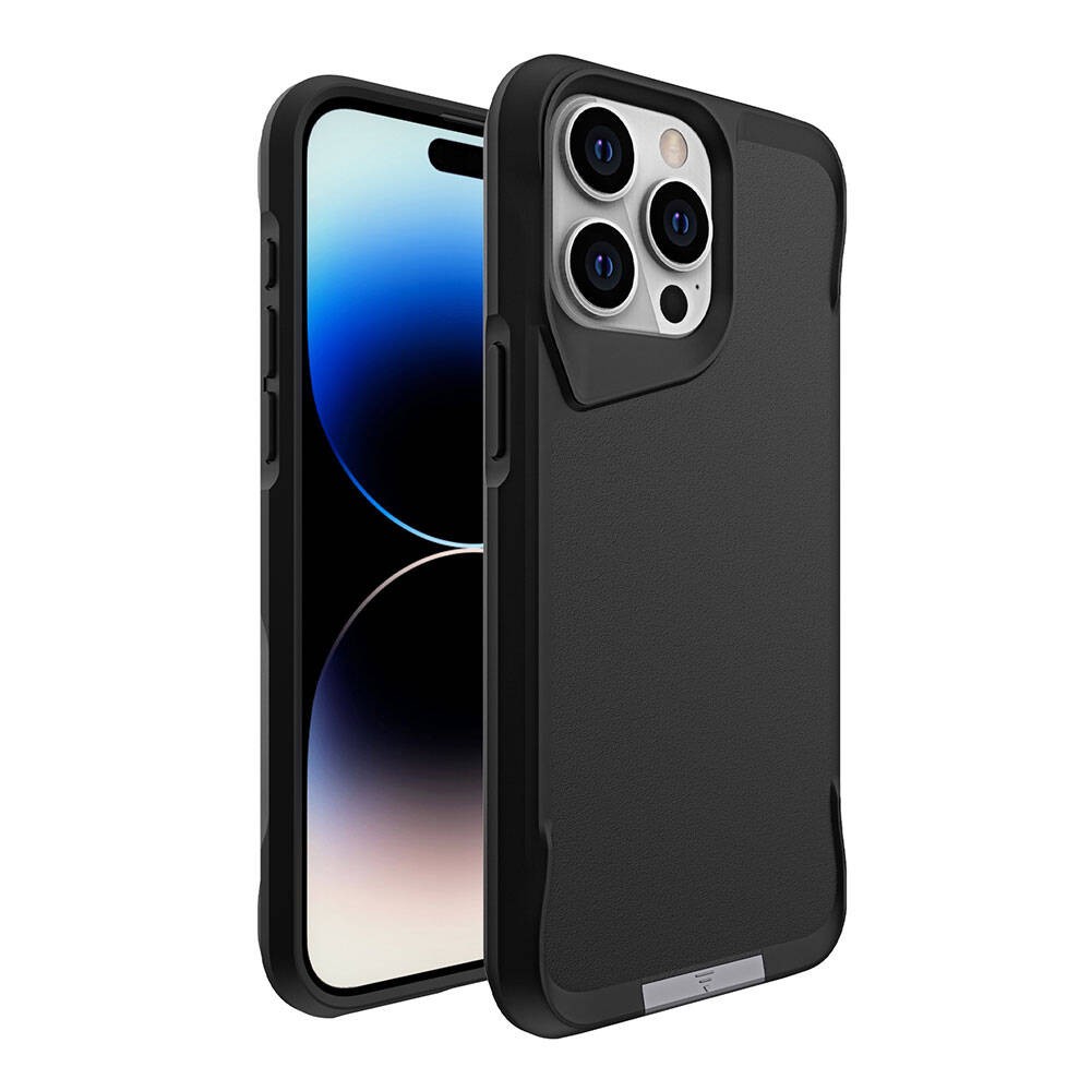 iPhone 15 Pro Kılıf Airbag Kenarlı T-Max Mat Standlı