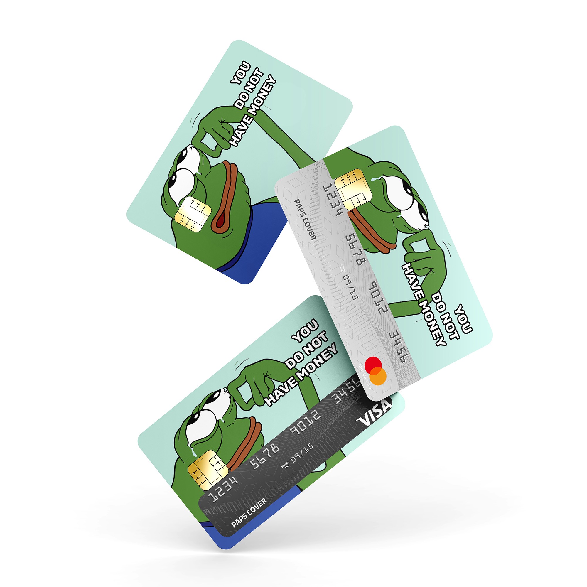 Kredi Kartı Kaplama / Sticker - Sad Frog