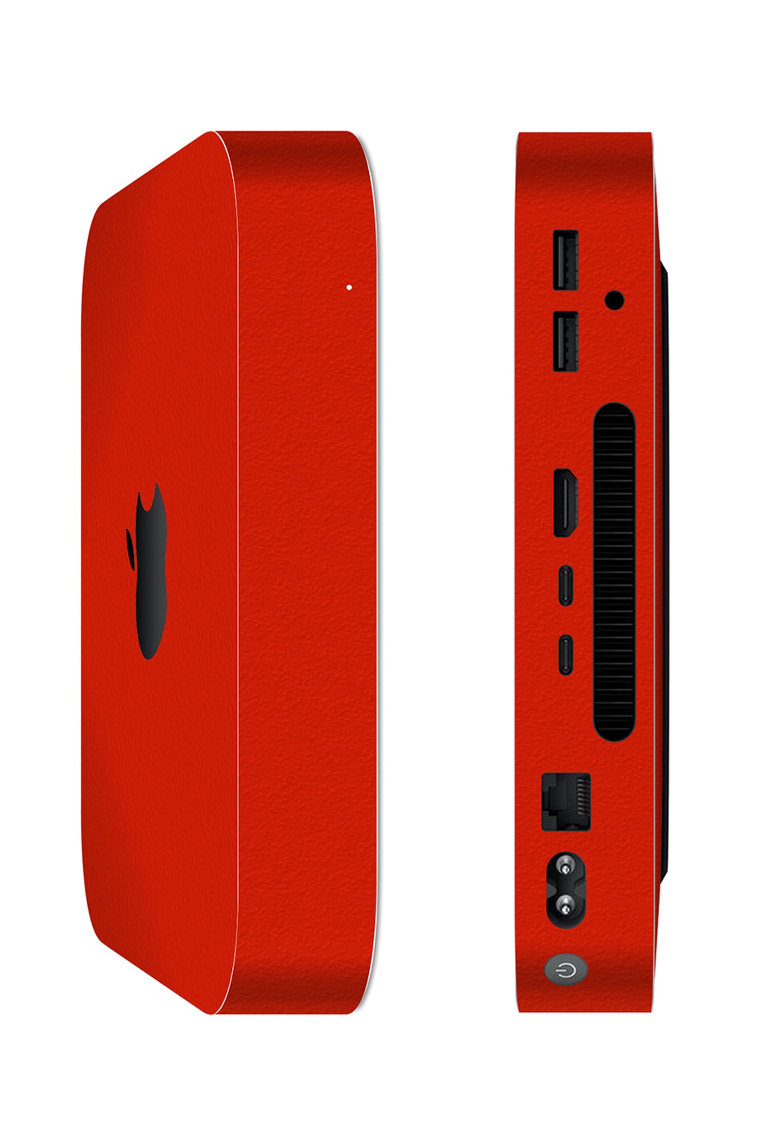 Mac Mini M2 Kaplama Dokulu Kırmızı