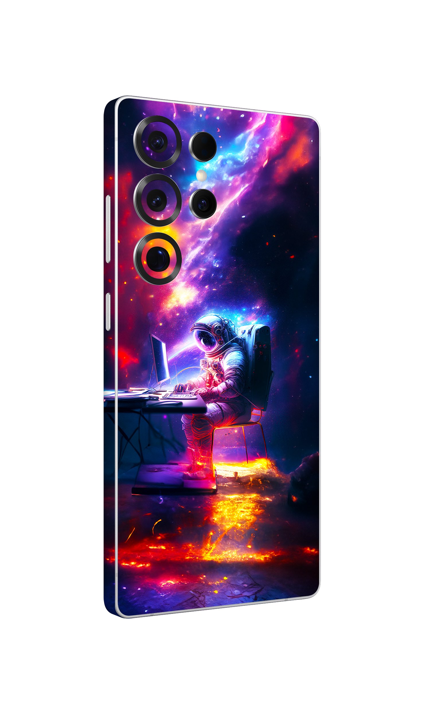 Samsung S25 Ultra Kaplama Nebula Astronot