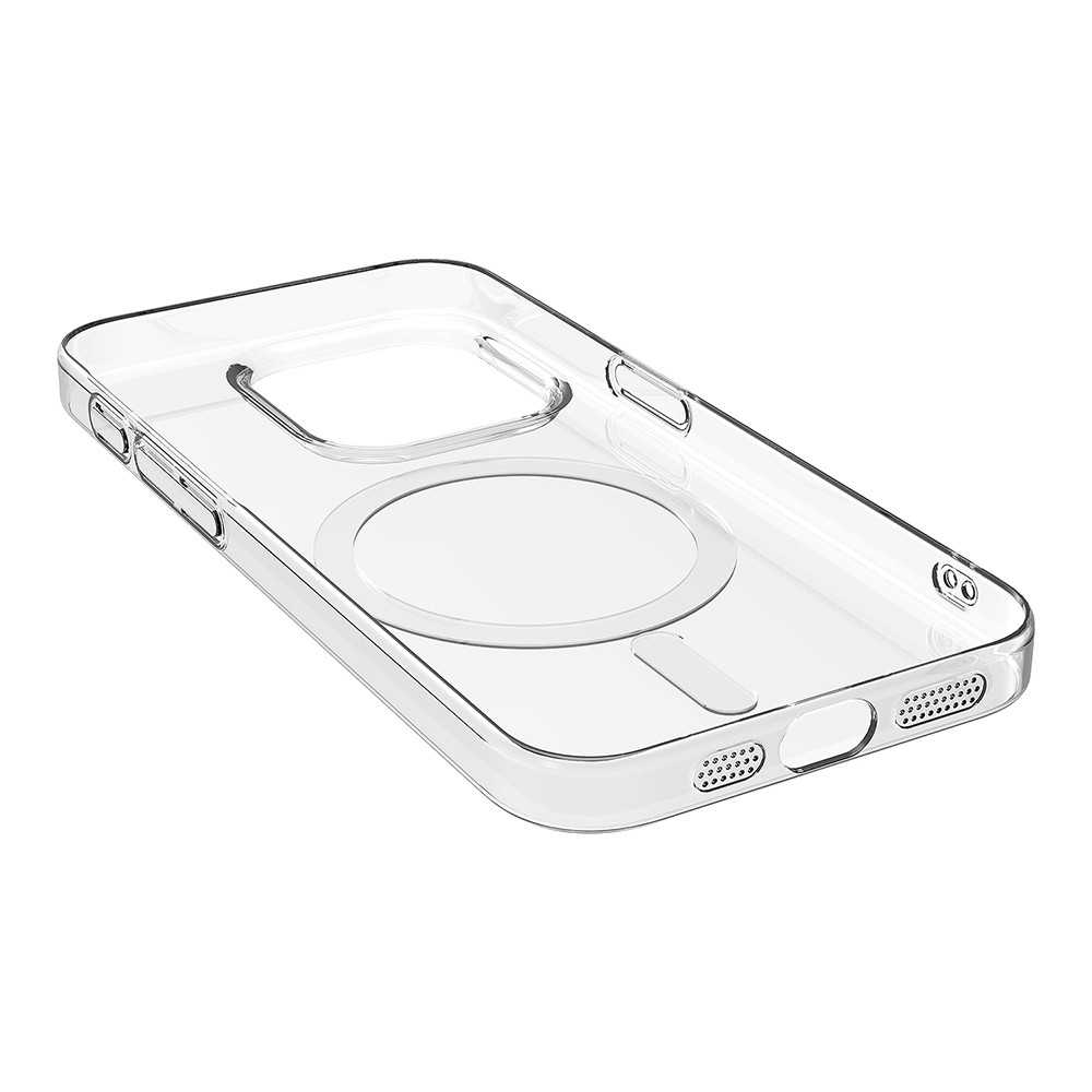 iPhone 15 Pro Kılıf M-safe Şarj Özellikli Şeffaf