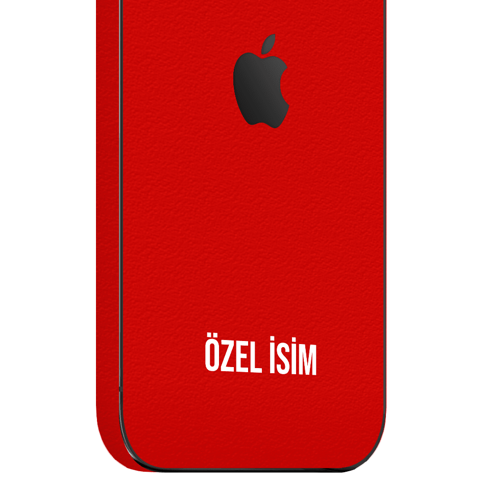 iPhone 12 Mini Kaplama Dokulu Kırmızı