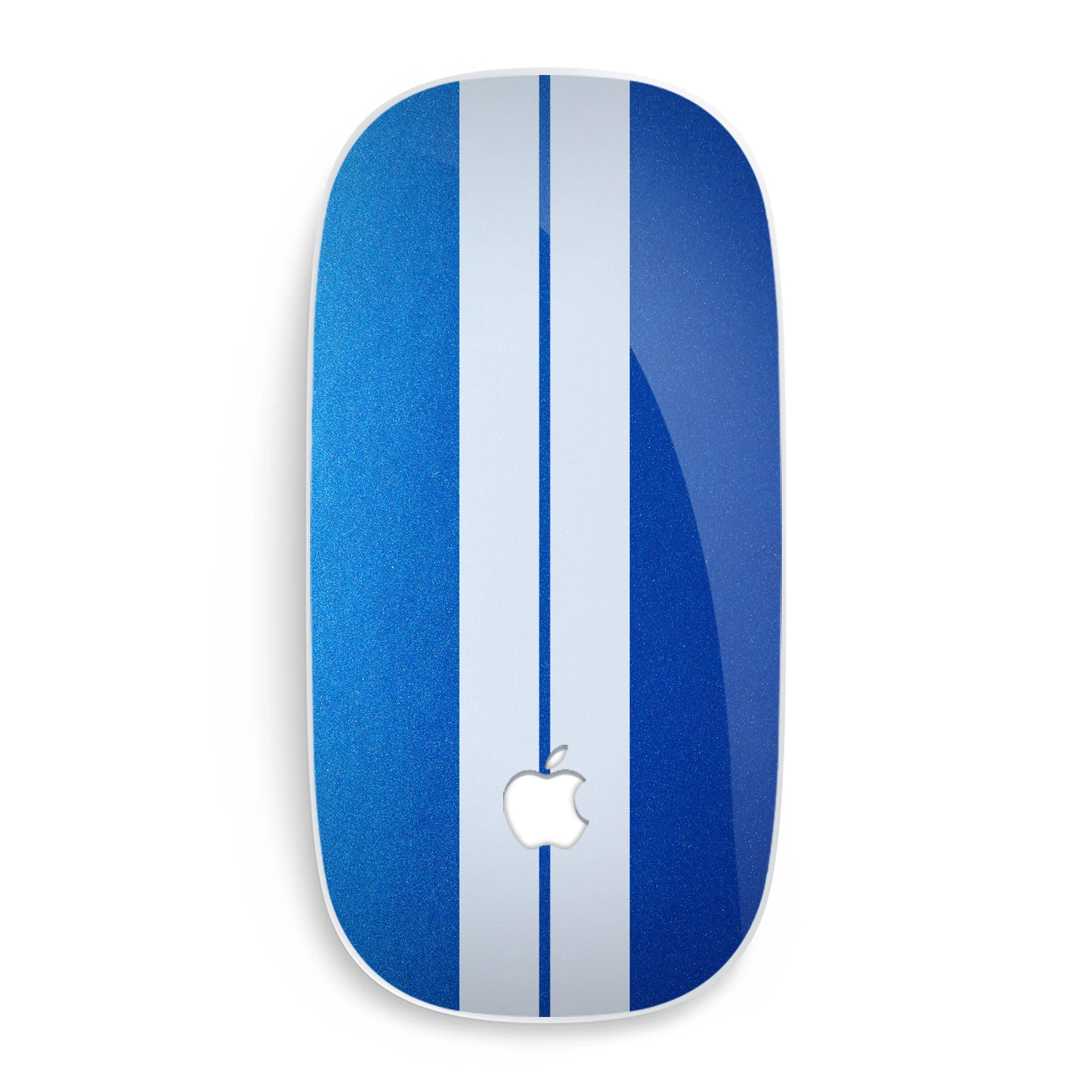 Apple Magic Mouse 1/2 Kaplama Uzay Mavisi Çift Beyaz Şerit