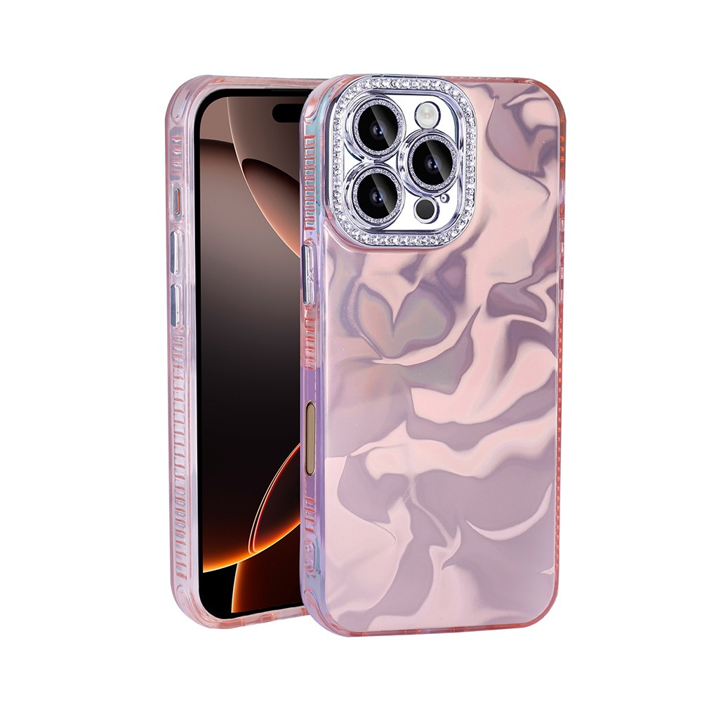 iPhone 16 Pro Max Kılıf Airbagli Parlak Taş Detay Tasarımlı Esila
