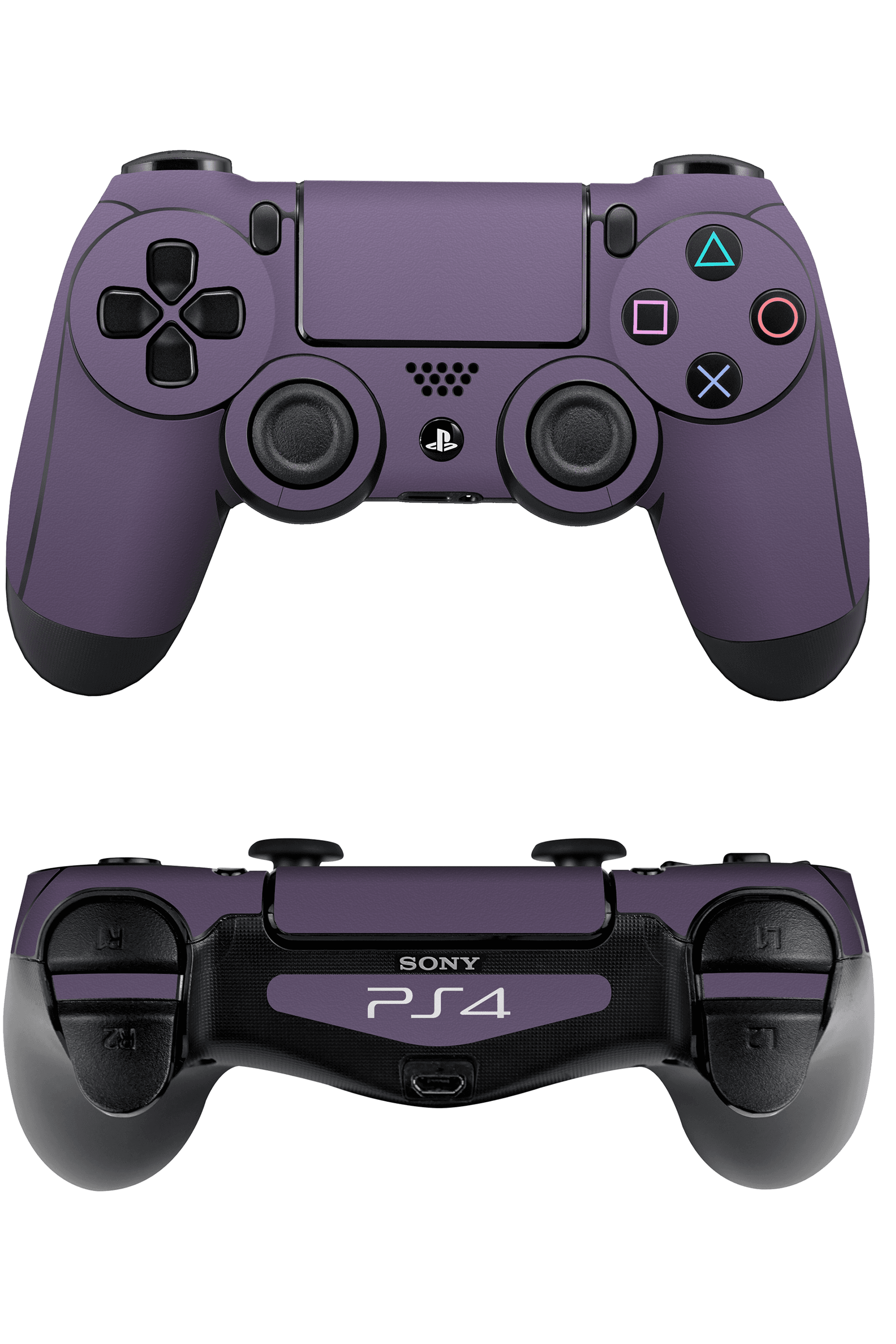 Ps4 DualShock Kaplama Dokulu Derin Mor