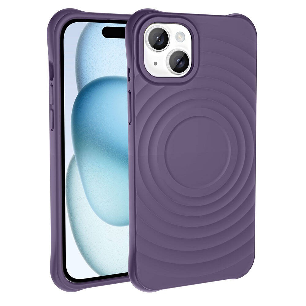 iPhone 15 Plus M-safe Şarj Özellikli Airbagli Mat Görünümlü Hepi