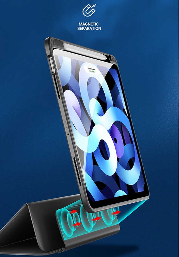 iPad Pro 11 2022 M2 Kılıf Nort Arkası Şeffaf Standlı Kılıf