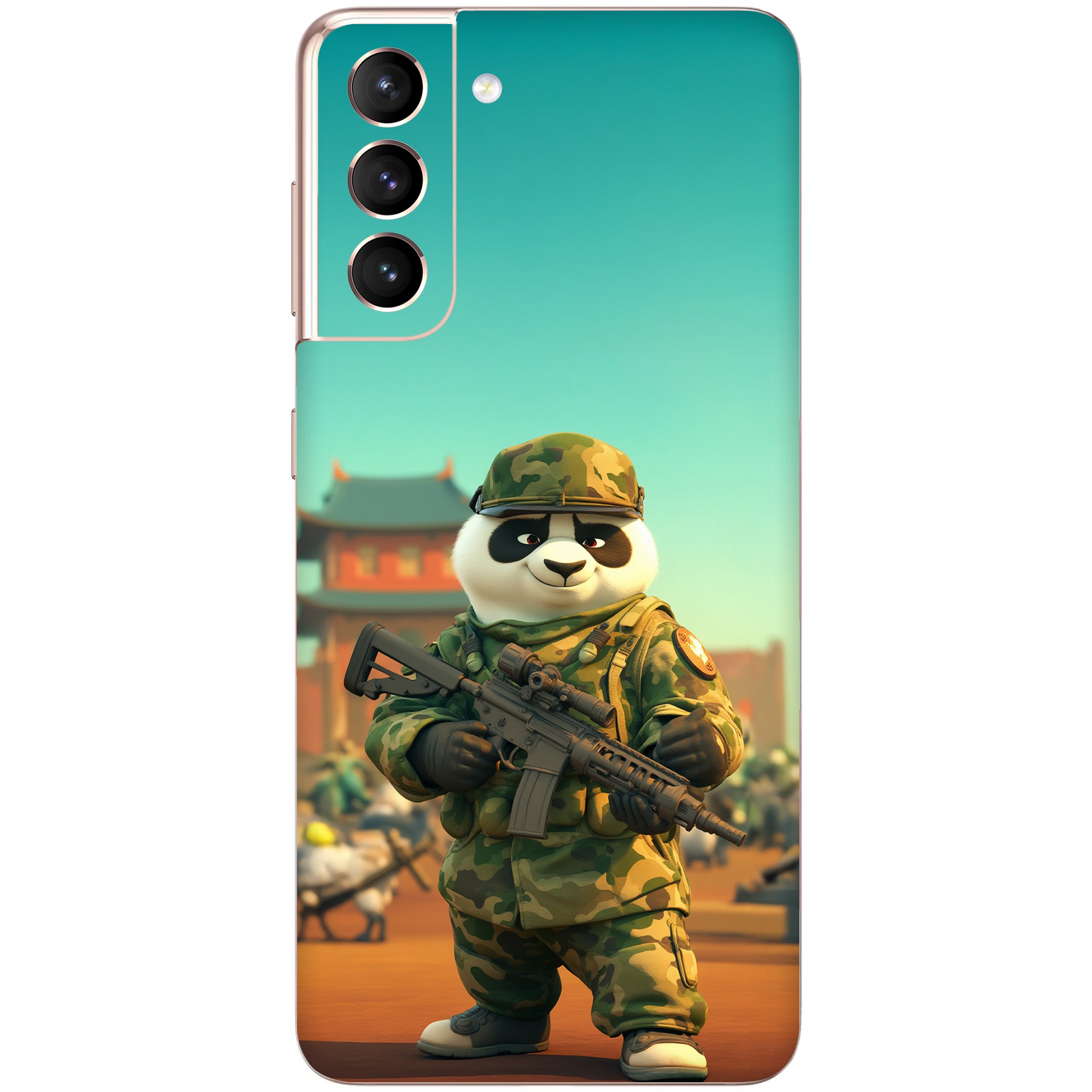 Samsung S21 Kaplama Komutan Panda