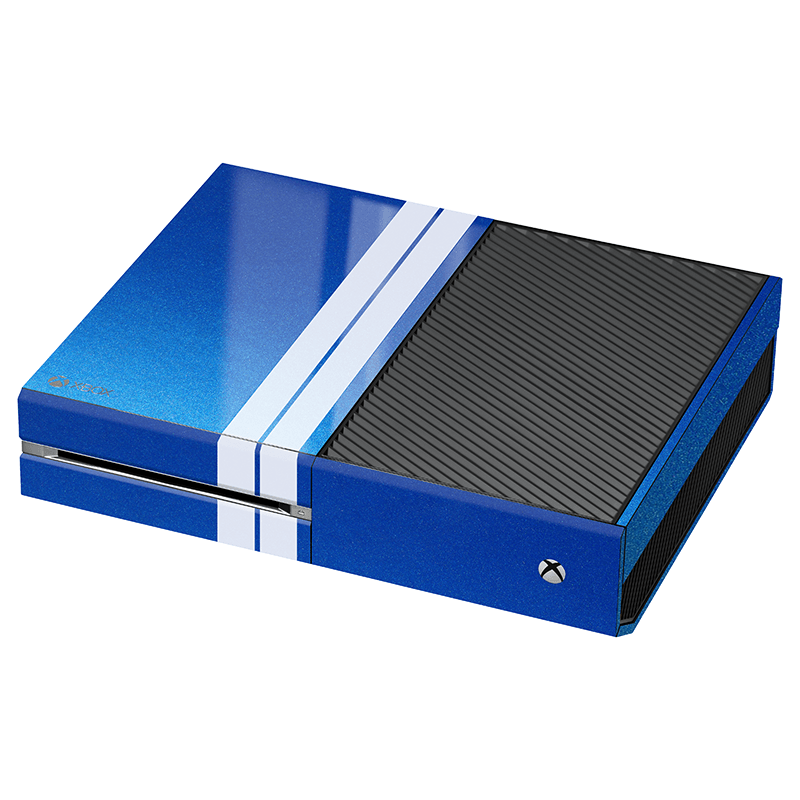 Xbox One Kaplama Uzay Mavisi Çift Beyaz Şerit
