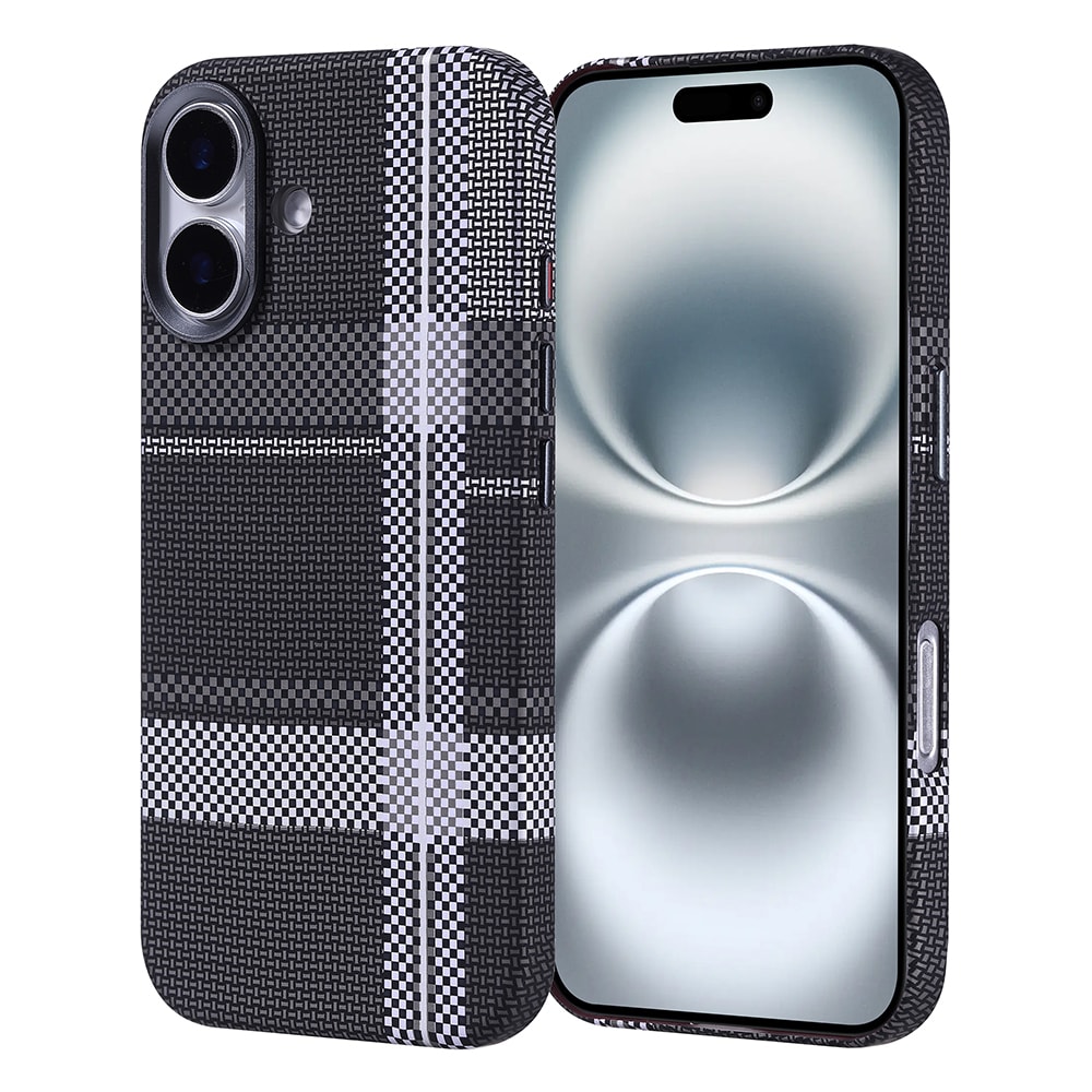 iPhone 16 Kılıf Karbon Fiber M-safe