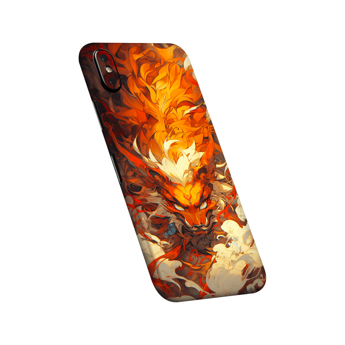 iPhone X Kaplama Anime Kurama Kyuubi Naruto