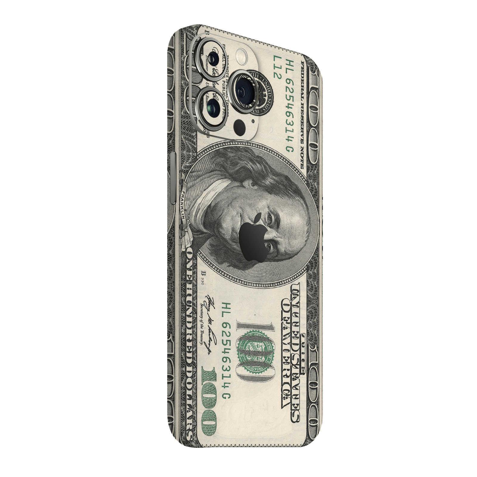 iPhone 15 Pro Max Kaplama Dolar Desenli