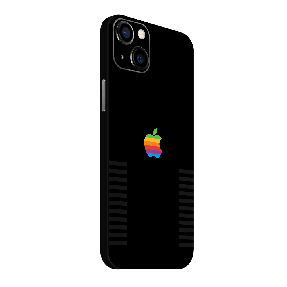 iPhone 14 Plus Kaplama Siyah Retro Apple