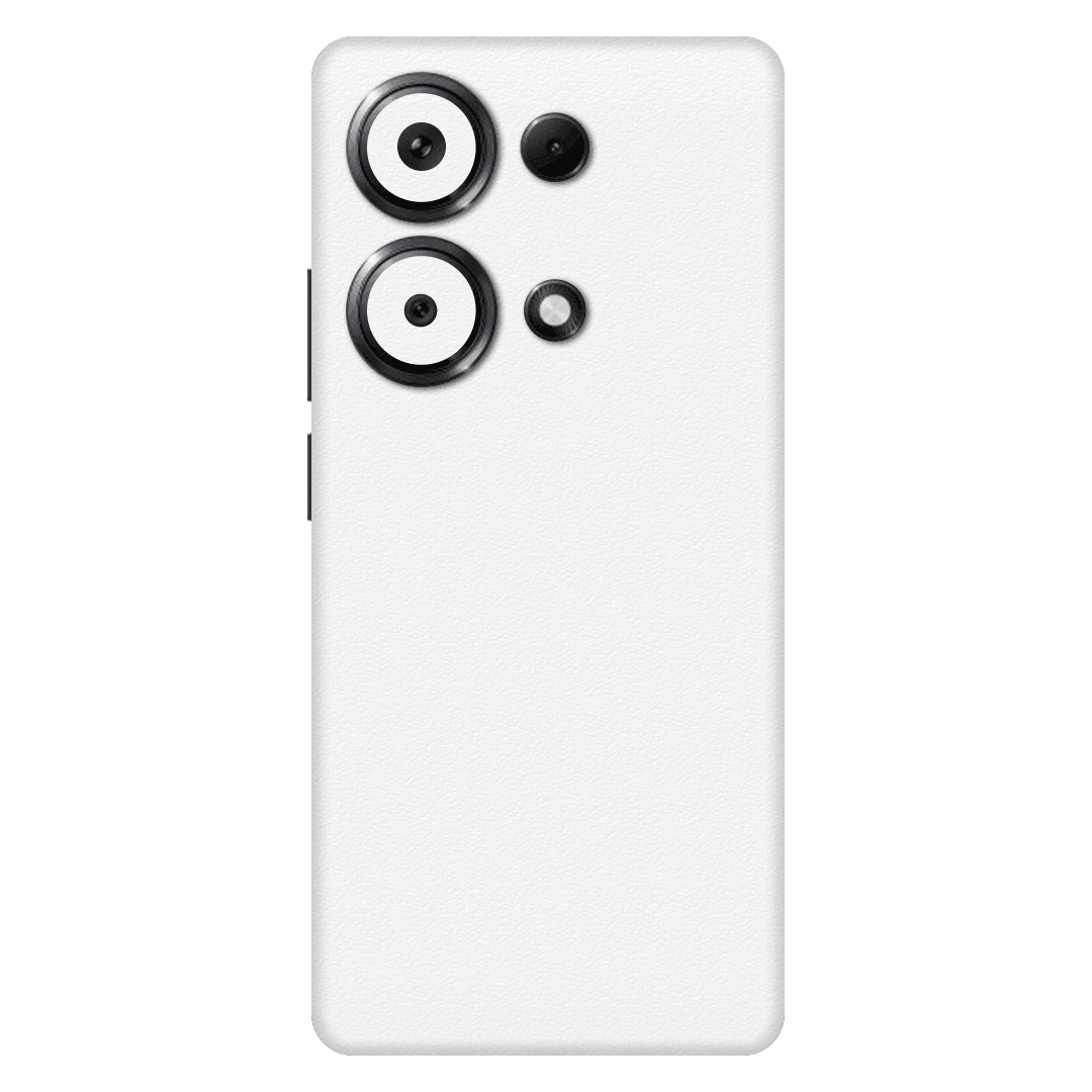 Poco M6 Pro Kaplama Dokulu Beyaz