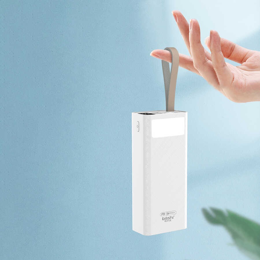 B-30 Askılı Led Göstergeli Taşınabilir Powerbank 30000 mAh