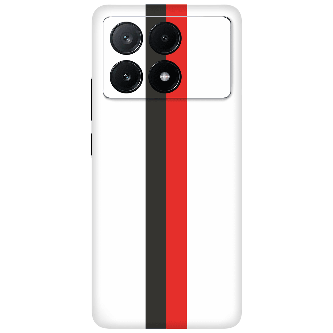 Poco X6 Pro Kaplama Siyah Beyaz Kırmızı