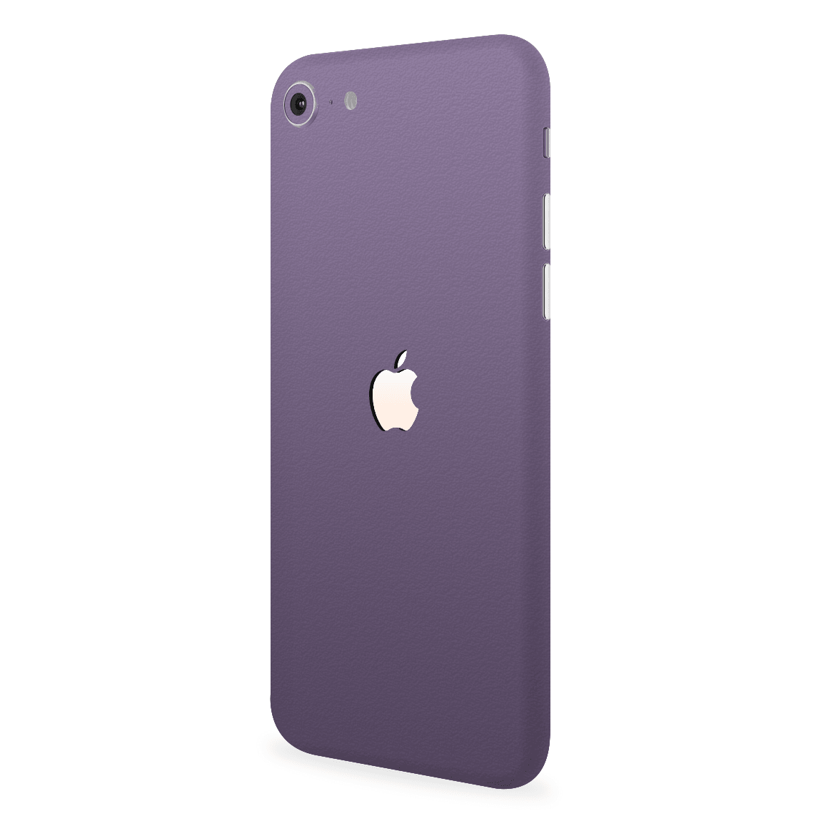 iPhone SE 2020 / 2022 Kaplama Dokulu Derin Mor