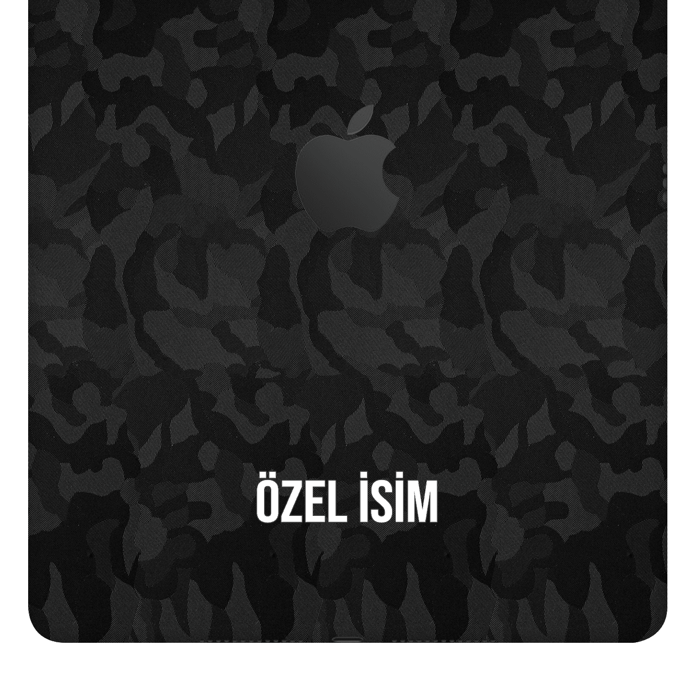 iPad Kaplama Siyah Kamuflaj