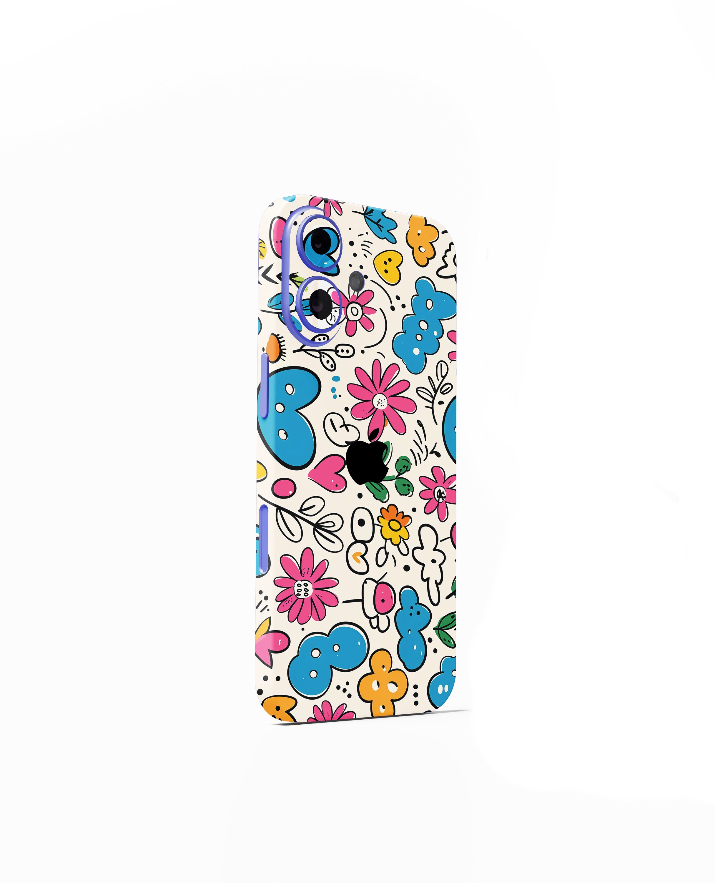 iPhone 16 Kaplama Renkli Bahçe