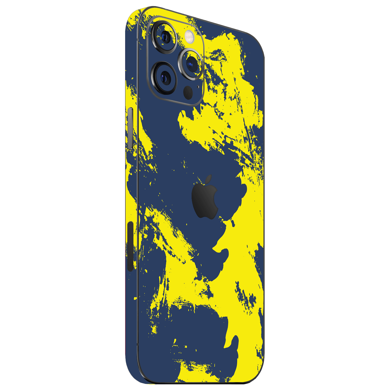 iPhone 12 Pro Kaplama Sarı Lacivert