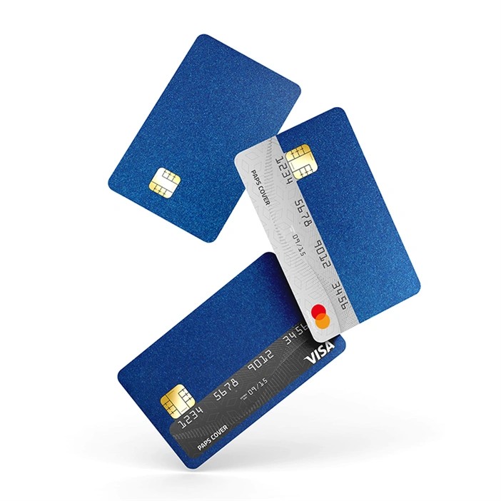 Kredi Kartı Kaplama / Sticker - Metalik Lacivert