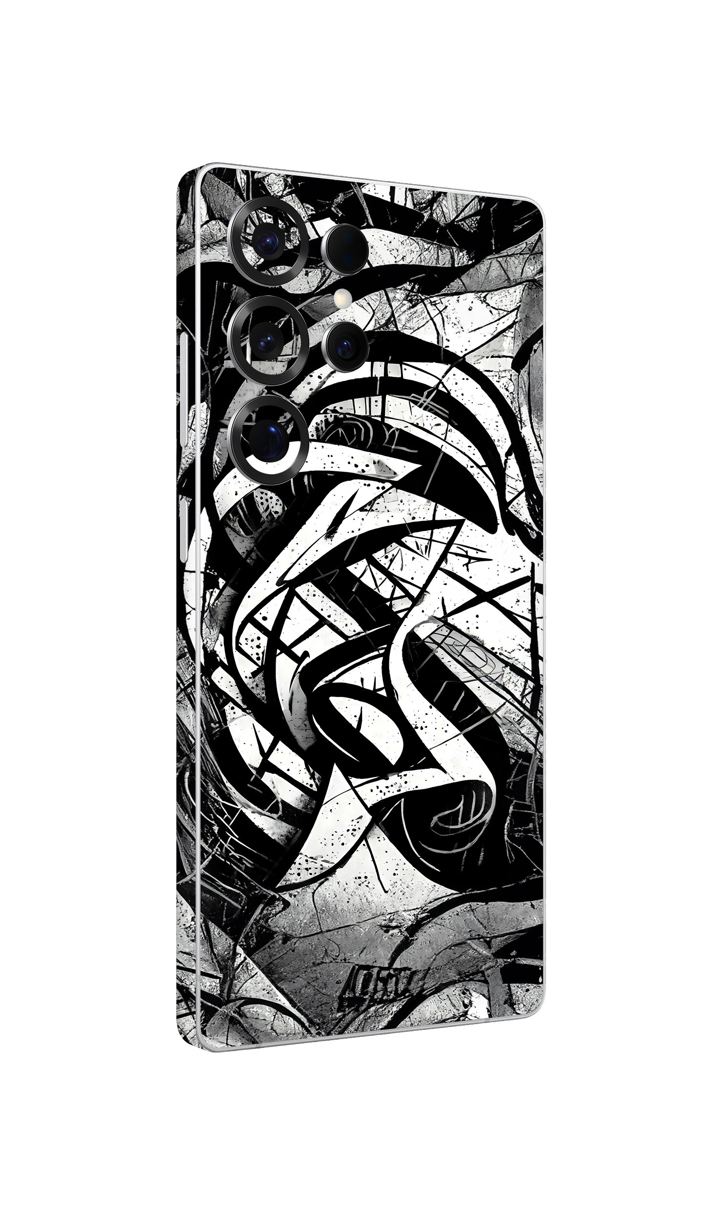 Samsung S25 Ultra Kaplama Monochrome Grafiti