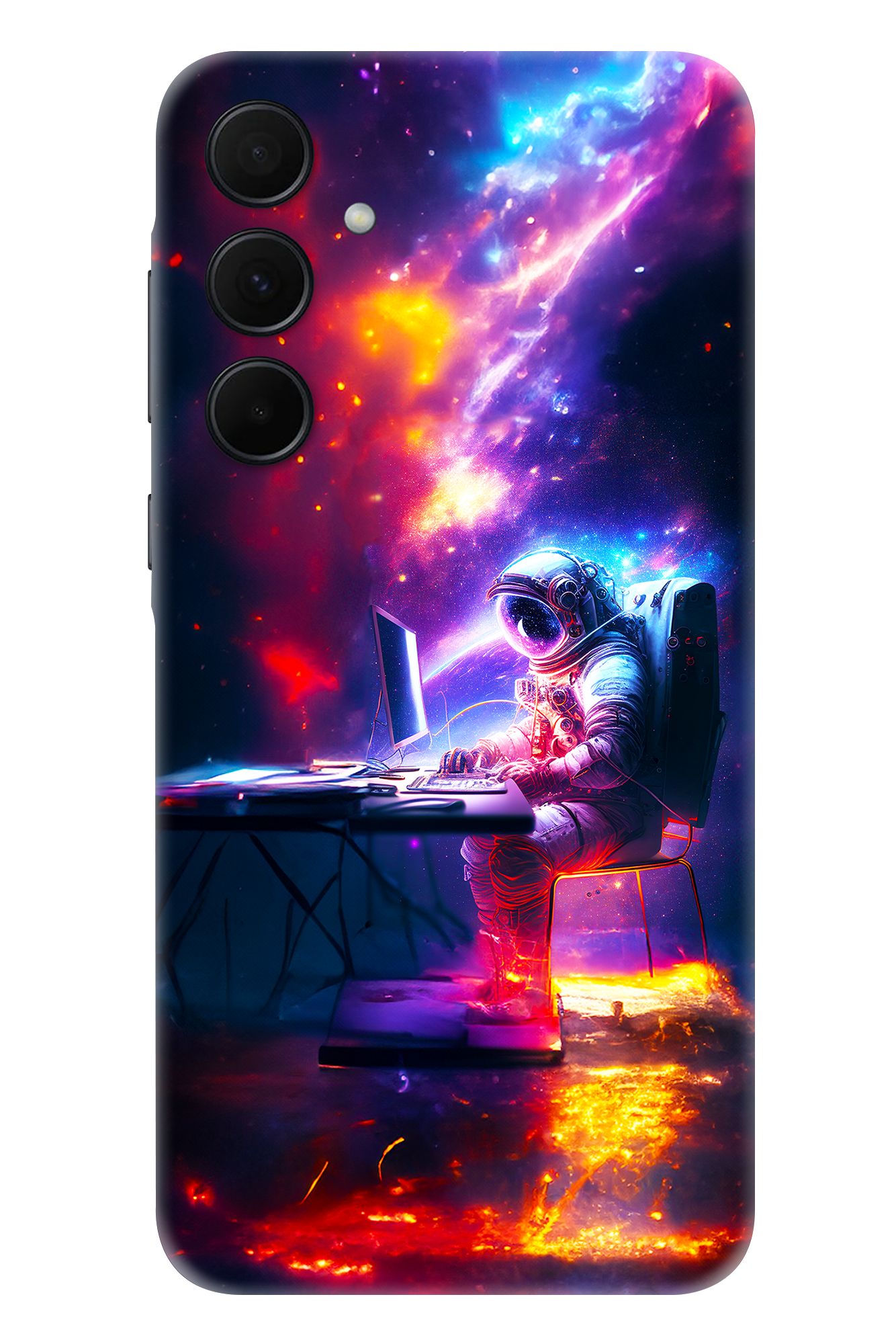 Samsung A35 Kaplama Nebula Astronot