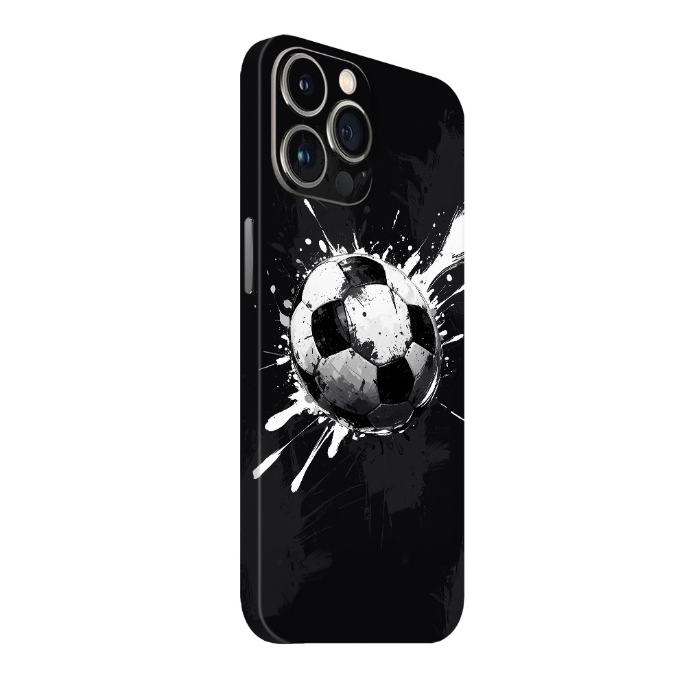 iPhone 16e Kaplama Siyah Beyaz Top