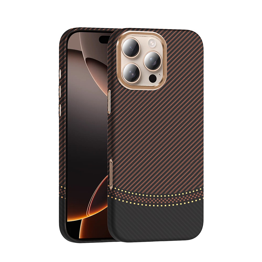 iPhone 16 Pro Kılıf Karbon Fiber M-safe