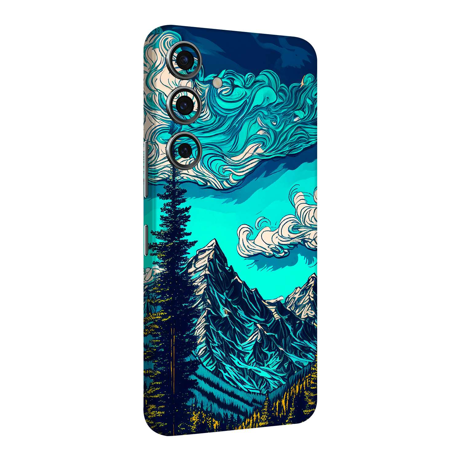 Samsung A34 Kaplama Doğanın Mavisi