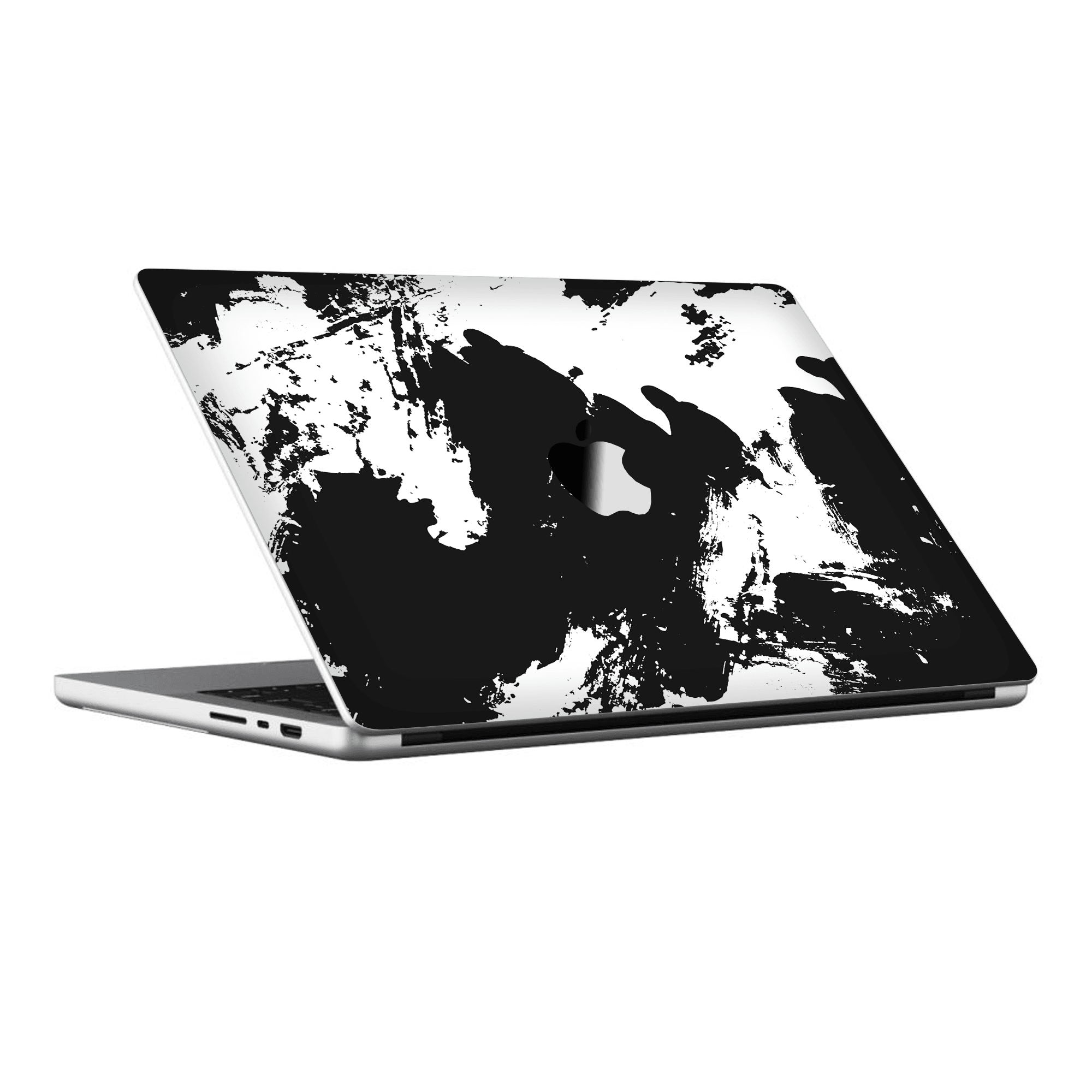 Macbook Pro 16" (2021 M1 Max) Kaplama - Siyah Beyaz