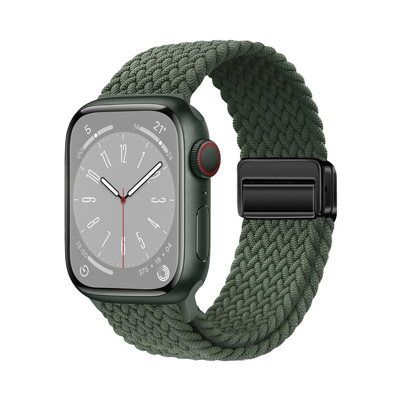 Watch 10 42mm KRD-134 Örgü Tasarımlı Hasır Kordon Strap Kayış