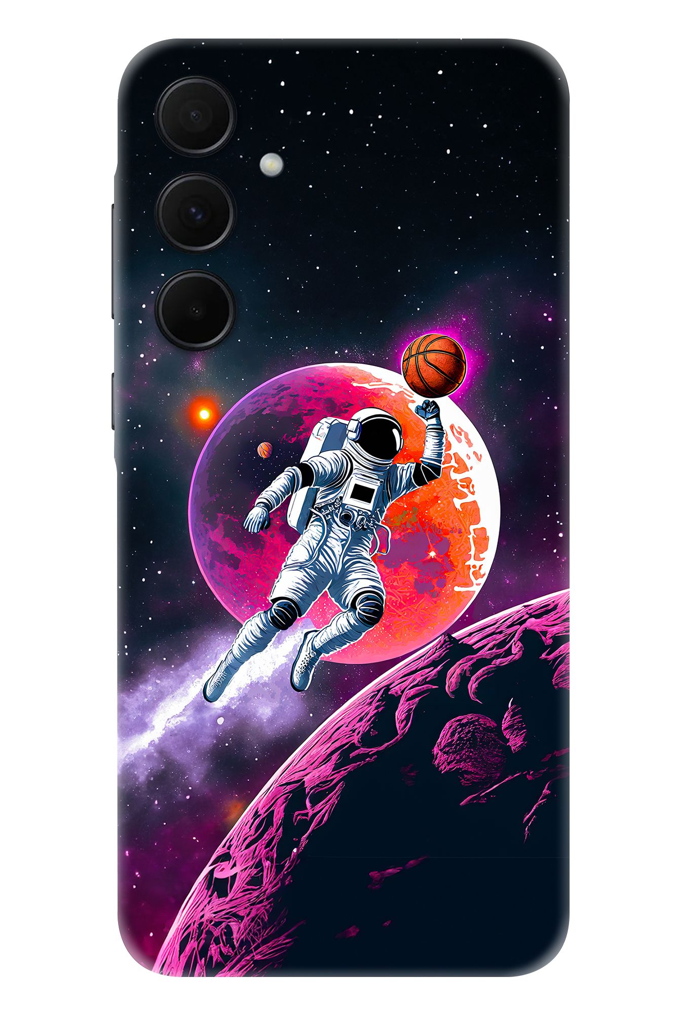 Samsung A35 Kaplama Basketbolcu Astronot