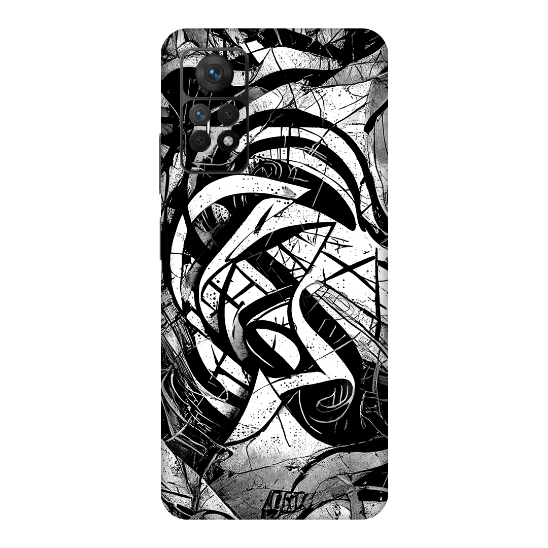 Xiaomi Redmi Note 11 Pro Kaplama Monochrome Grafiti