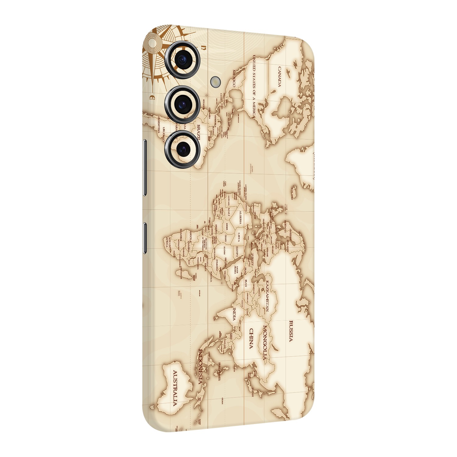 Samsung S24 Plus Kaplama Retro Atlas