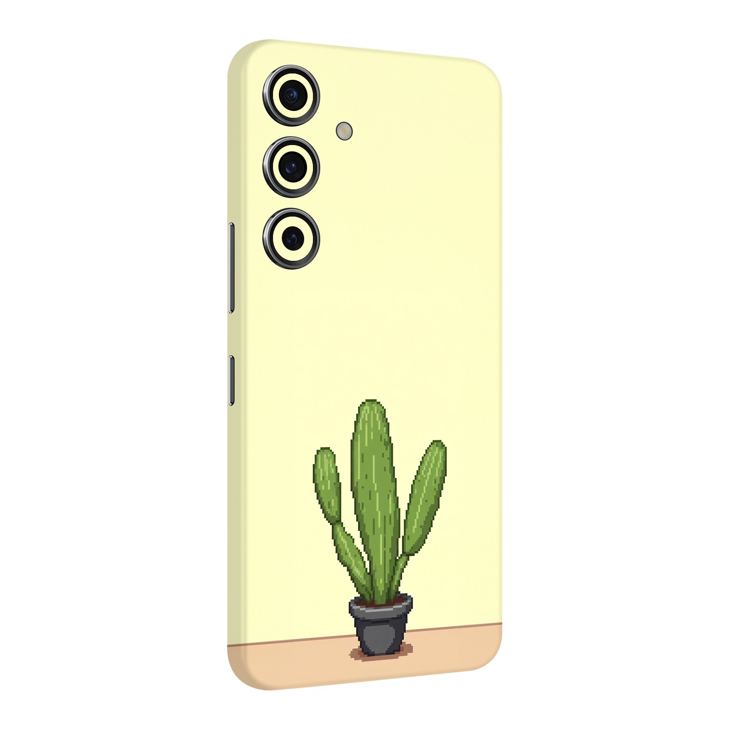 Samsung S24 Plus Kaplama Pixel Kaktüs