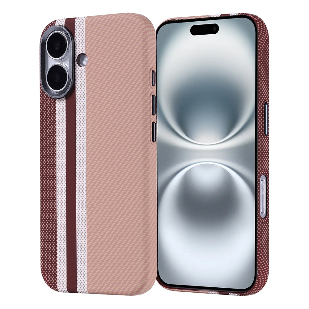 iPhone 16 Kılıf Karbon Fiber M-safe