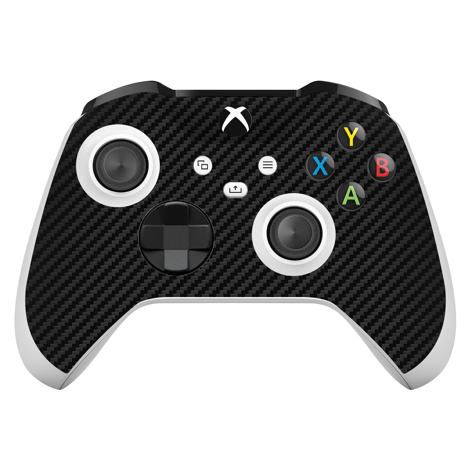 Xbox Series X / S Controller Skin Black Carbon Fiber