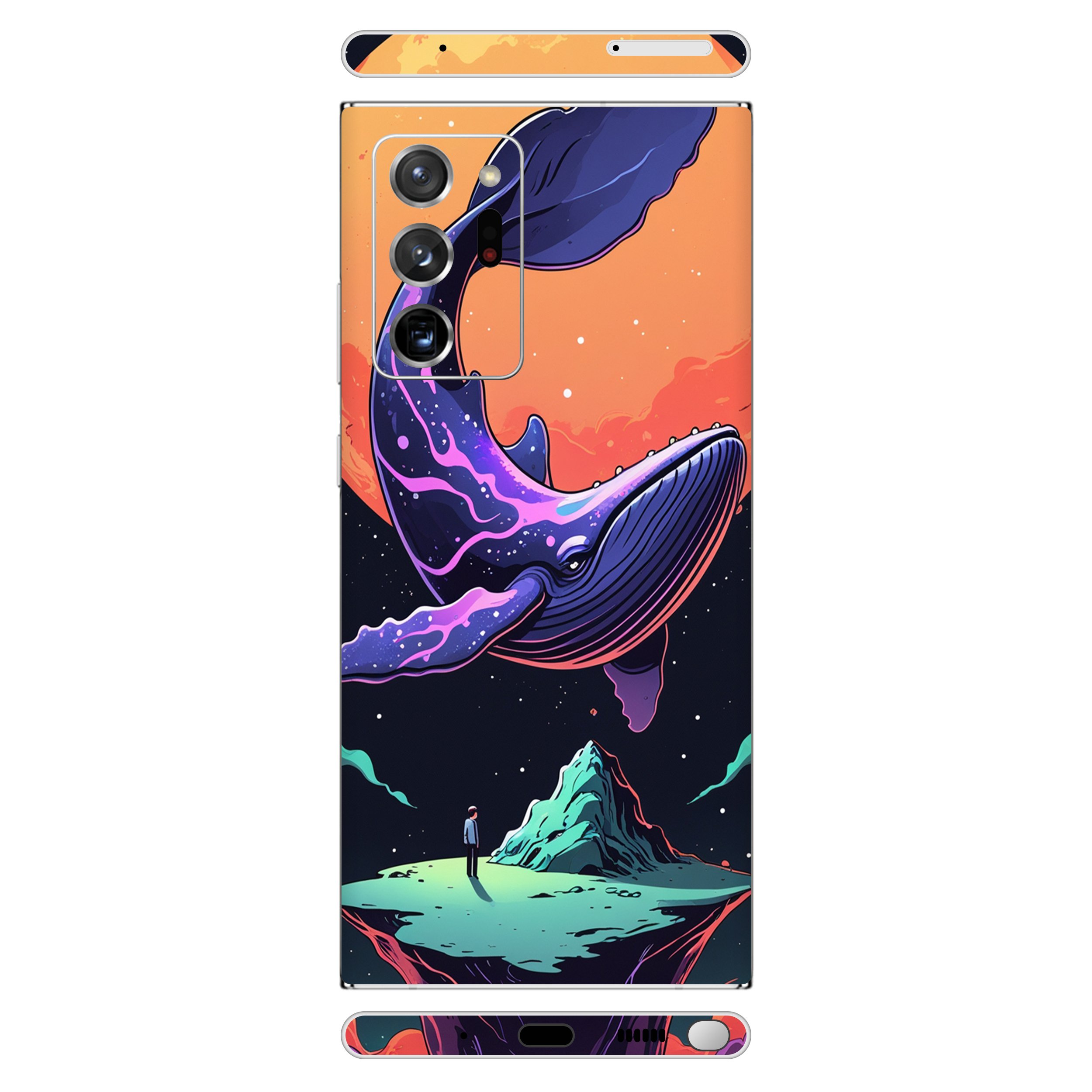 Samsung Note 20 Ultra Kaplama Balina Evreni