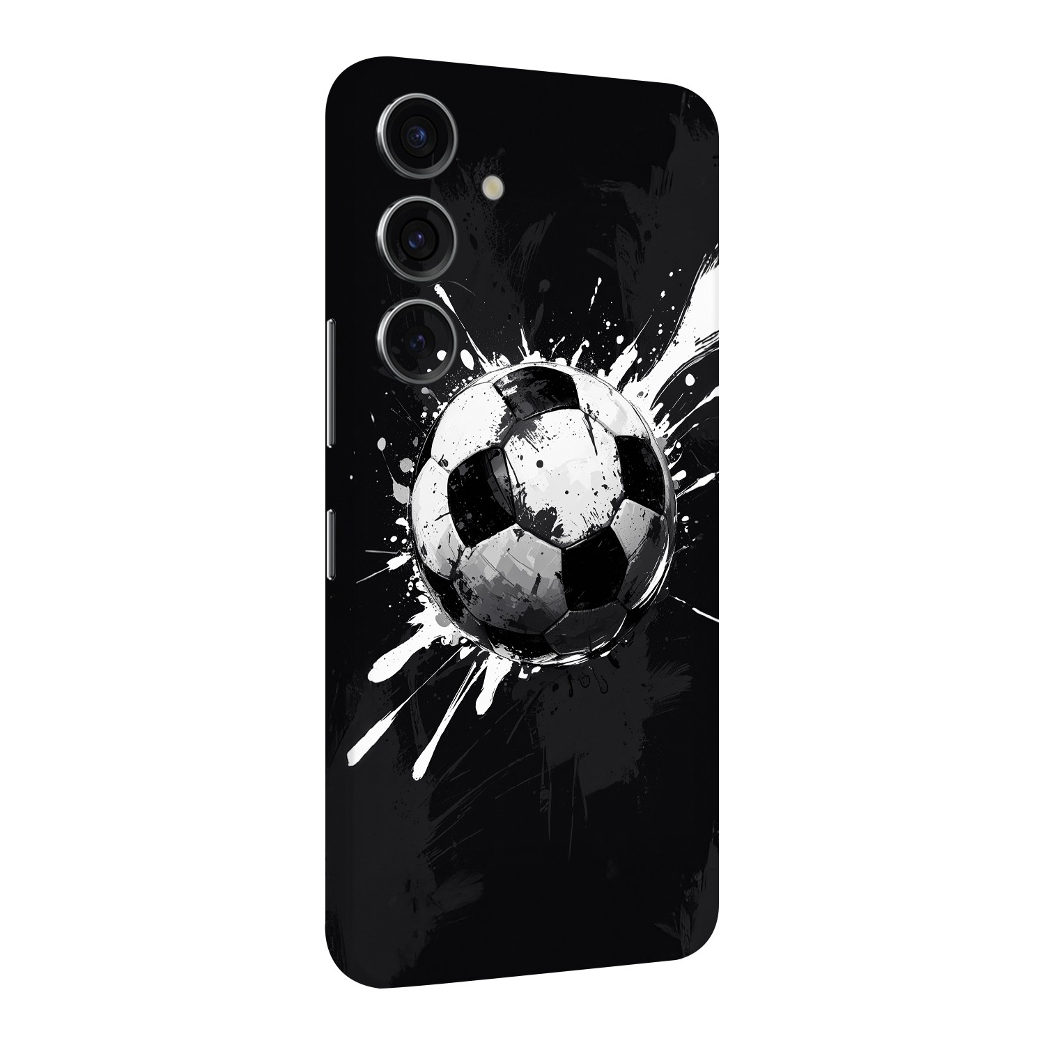 Samsung S23 FE Kaplama Siyah Beyaz Top