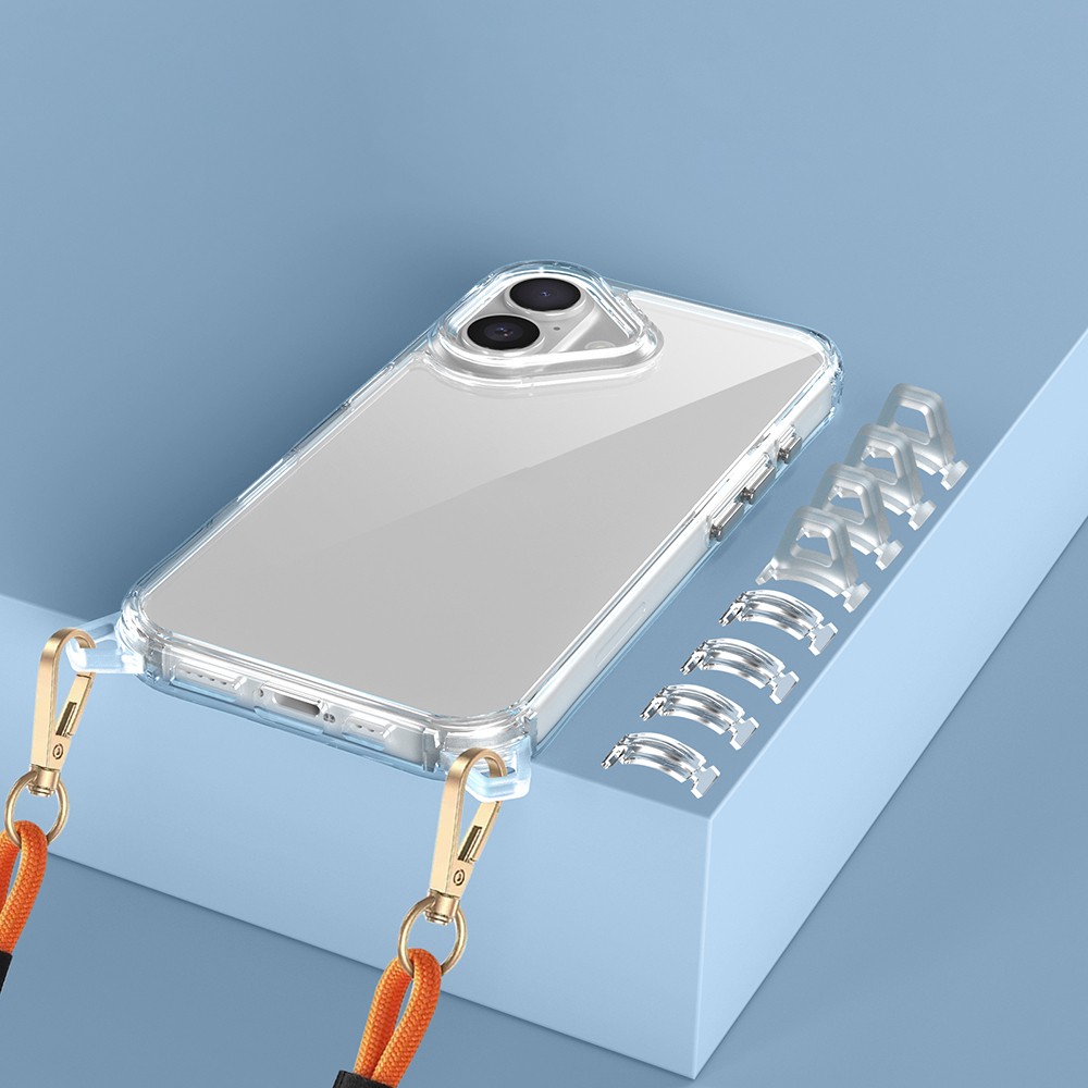 iPhone 16 Kılıf Airbagli Takılabilir Askı Aparatlı Snap Silikon